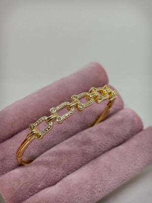 Dore Collection Marka Çapa Model Zirkon Kelepçe