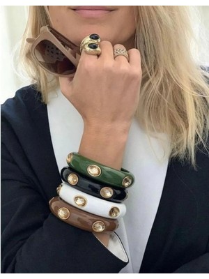 Dore Collection Yeşil - Zr Model Yeni Sezon Bileklik Bangle