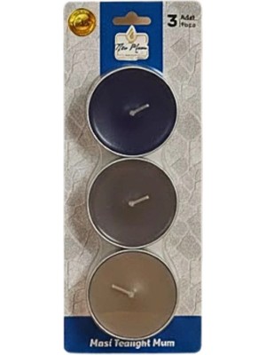 Cotton Soft Maxi Tea Light 3'li Mum