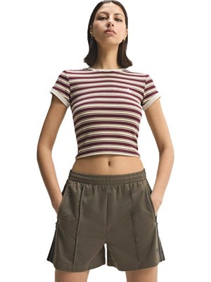 Adidas Fb Short Kadın Günlük Şort KS4786 Kahverengi