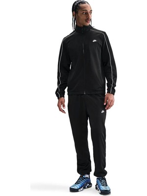 Nike Sportswear Club Poly-Knit Erkek Siyah Günlük Stil Eşofman Takımı HV1444-010