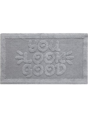 Mudo Home YOU LOOK GOOD BANYO PASPASI GRİ 60X100