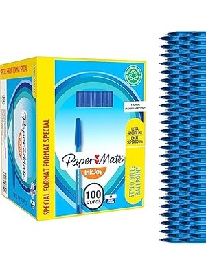 Renas Store Papermate Papermate Inkjoy 100 Kapaklı Ulv .mavi, Ofis (80+20)