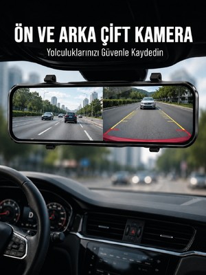 tp Ayna Carplay Dokunmatik Araç Multimedya Ekranı Ön Arka Kameralı - Lisinya