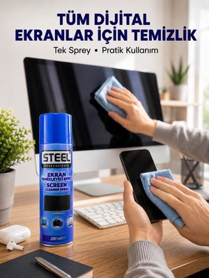tp Günlük Kullanıma Uygun Çok Amaçlı Ekran Temizleme Spreyi - Lisinya