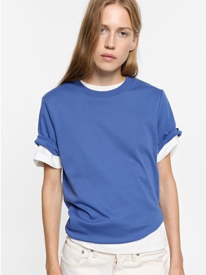 Parfois Kadın Düz Pamuklu T-Shirt