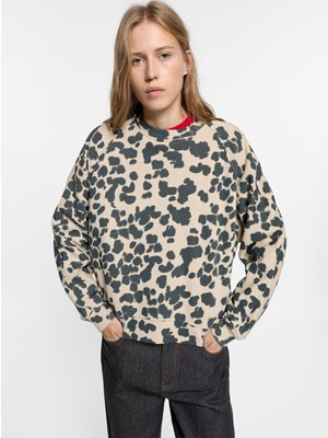 Parfois Kadın Hayvan Desenli Sweatshirt