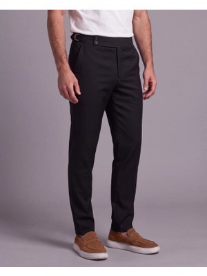Defy Moda Erkek Toka Detaylı Kumaş Pantolon