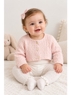 Baby Hola Kız Bebek Örme Bolero 15619