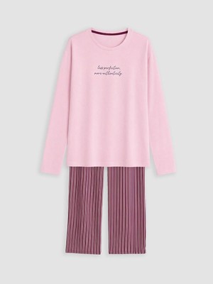 LC Waikiki Bisiklet Yaka Kadın Pijama Takımı  (W6)