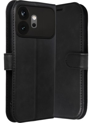 Muratech Newface Huawei Honor 600 Tr S Plus Kapaklı Kılıf - Siyah