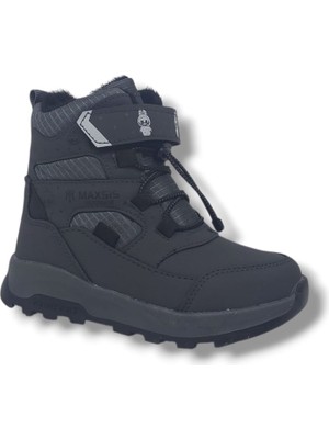 Zerhan 054 Çocuk Füme Cırt Cırtlı Treking Bot