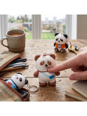 Bakgelal Sevimli Panda Squishy Anahtarlık – Sıkılabilir Yumuşak Stres Oyuncağı Çanta Süsü