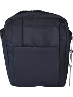 Duki Daso Türkiye Duki Daso Unisex Lacivert Fermuarlı Çok Cepli Çapraz Omuz Çantası | Summer T8185 Lacivert