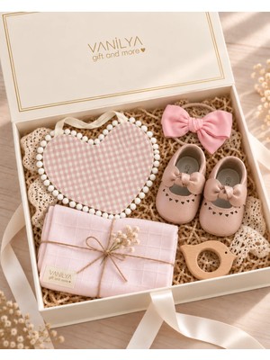 Vanilya Gift And More Kız Bebek Hediye Seti Yenidoğan Bebek Hediye Kutusu