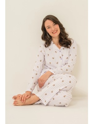 Rolypoly  RP3913-S Kadın Gömlek Pijama Takım