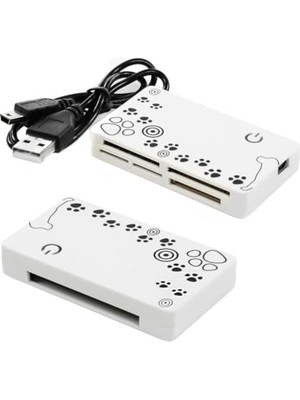 TeknoKapsül USB 2.0 Support Sd-Mmc-Mini Sd-T Flash-Ms-Ms Pro All In One Çoklu Kart Okuyucu