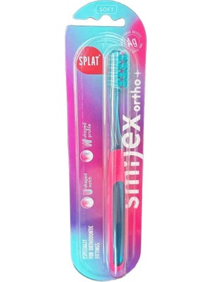 TeknoKapsül Splat Smilex Ortho Ortodonti Diş Fırçası Yumuşak