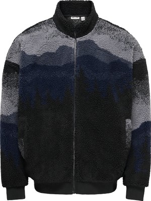 Only & Sons Onsadam Life Ovz Sherpa Bomber Sweat Erkek Lacivert Sweatshirt 22039531-04
