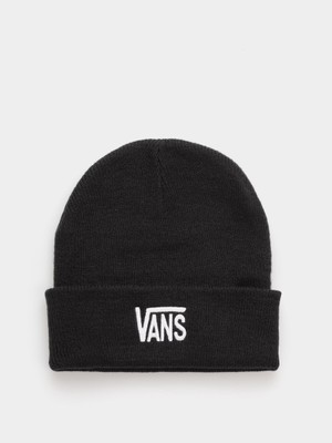 Vans Stretch Logo Tall Cuff Beanie Unisex Siyah Bere VN000X6ABLK1