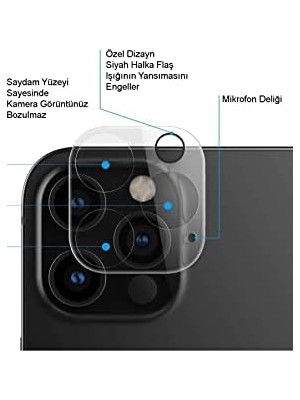 TeknoKapsül iPhone 13 Kamera Koruma Lens Camı