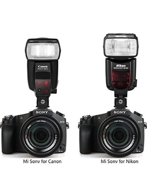 TeknoKapsül Pixel TF-334, Mi Hot Shoe Ile Uyumlu -Nikon Hot Shoe Converter