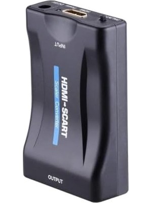 TeknoKapsül HDMI To Scart Av Video Çevirici Skart Dönüştürücü Adaptör