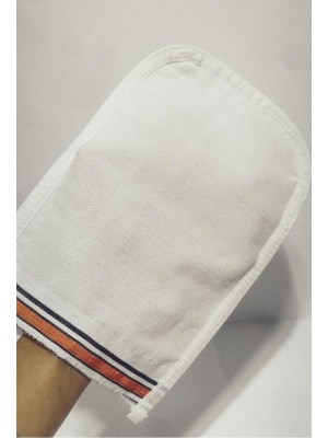 Ele Geçen Orta KALINLIK%100 Ipek Doğal Hamam ve Banyo Duş Kesesi 24X17CM Mükemmel Kir Çıkar�