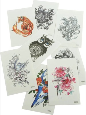 Gees Global Karışık Tattoo Dövme Sticker