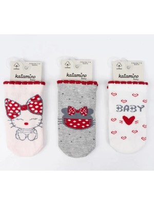 Katamino Pemba Kız Bebek Soket K46361 Asorti