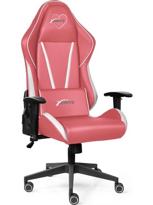 Ayrex Sancak Profesyonel Oyuncu Koltuğu Pembe/beyaz