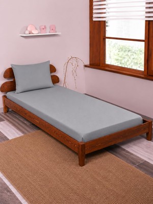 Ayrex Tek Kişilik Lastikli Fitted Çarşaf Seti 100 x 200 + 1 Adet Yastık Kılıfı