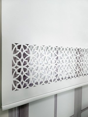 Ayrex Lazer Stor Perde Mat Kalın Kumaşlı Beyaz Renk LZR108 100X200