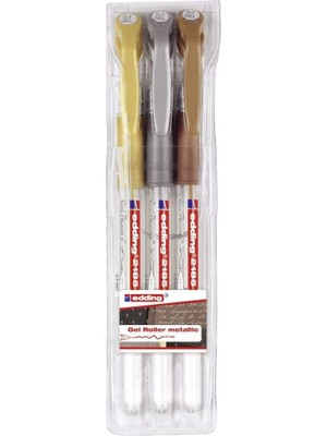 Ayrex 2185 Jel Roller - Altın, Gümüş, Bakır (Metalik) - 3 Kalem - 0,7 mm