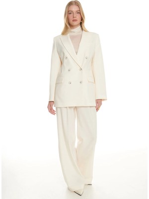Ted Baker Ekru Kadın Pantolon TBWRTR1001-80