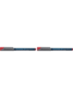 Schneider Schreibgeräte Kalıcı Işaretleme Kalemi Maxx 220 S Kalıcı Kırmızı, 0,4 Mm) 2li Pak