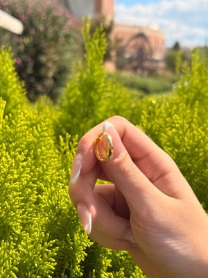 Topaloğlu 8 Ayar Altın Başak Model Halka Küpe 3.10 gr