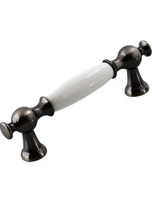 Uravas Store Arnas Antik Nikel Metal Kulp 128 mm Mobilya Çekmece Mutfak Dolabı Dolap Kapak Kulpları Kulb Kulpu