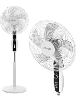 Aydogan's Ayd Everest FAN11 Cool Air 16’’ 50 Watt 5 Pervaneli 3 Kademe 1200RPM Zaman Ayarlı Vantilatör -
