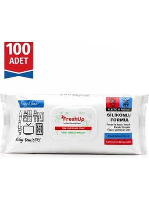 Renas Store Genel Yüzey Temizlik Havlusu - 100'LÜ Paket - Beyaz Sabun Kokulu Islak Mendil