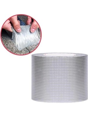 Uravas Store Yüksek Sıcaklık Dayanan Su Geçirmez Çatı Boru Duvar Çatlak Yapışkan Bant Folyo 5 mt x 10 cm ( Lisinya )