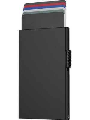 1001 Xspring Açılır Kartlık, Rfid Engellemeli Açılır Kredi Kartı Tutacağı, Ince Minimalist Kre