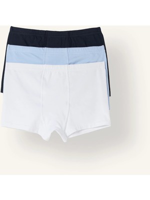 DeFacto 3'lü Pamuklu Boxer Set Erkek Çocuk I7898A826AU