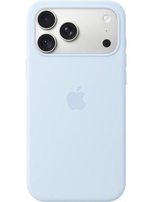 Apple iPhone 18 Pro Max İçin Magsafe Özellikli Silikon Kılıf - Taze Mavi