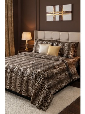 Çift Kişilik Nevresim Takımı Leopar