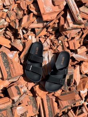 Ceyo Siyah Erkek Terlik Bahama-10 Günlük Kullanım İçin Ergonomik Konfor Sunan Hafif Yapı