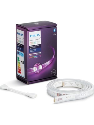 Philips Hue Akıllı LED Şerit 1 mt Uzatma V4 Dim Özelliği ile Enerji Tasarruflu Renkli Aydınlatma
