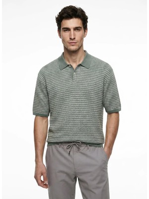 Dockers Yeşil Erkek %100 Pamuk Kazak A0768-0019