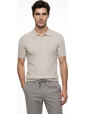 Dockers Bej Erkek %100 Pamuk Kazak A0768-0020