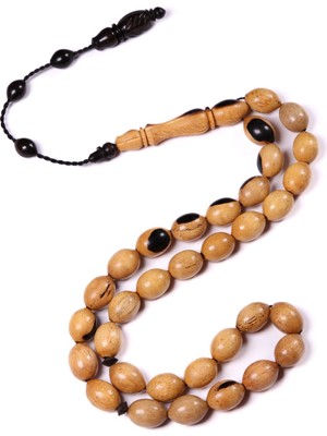 Tesbihkenti 11X8 mm Arpa Abanoz Ağacı Tesbih